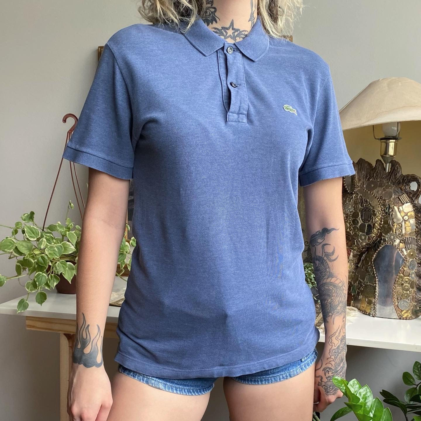 Camisa LAC0STE Slim Fit