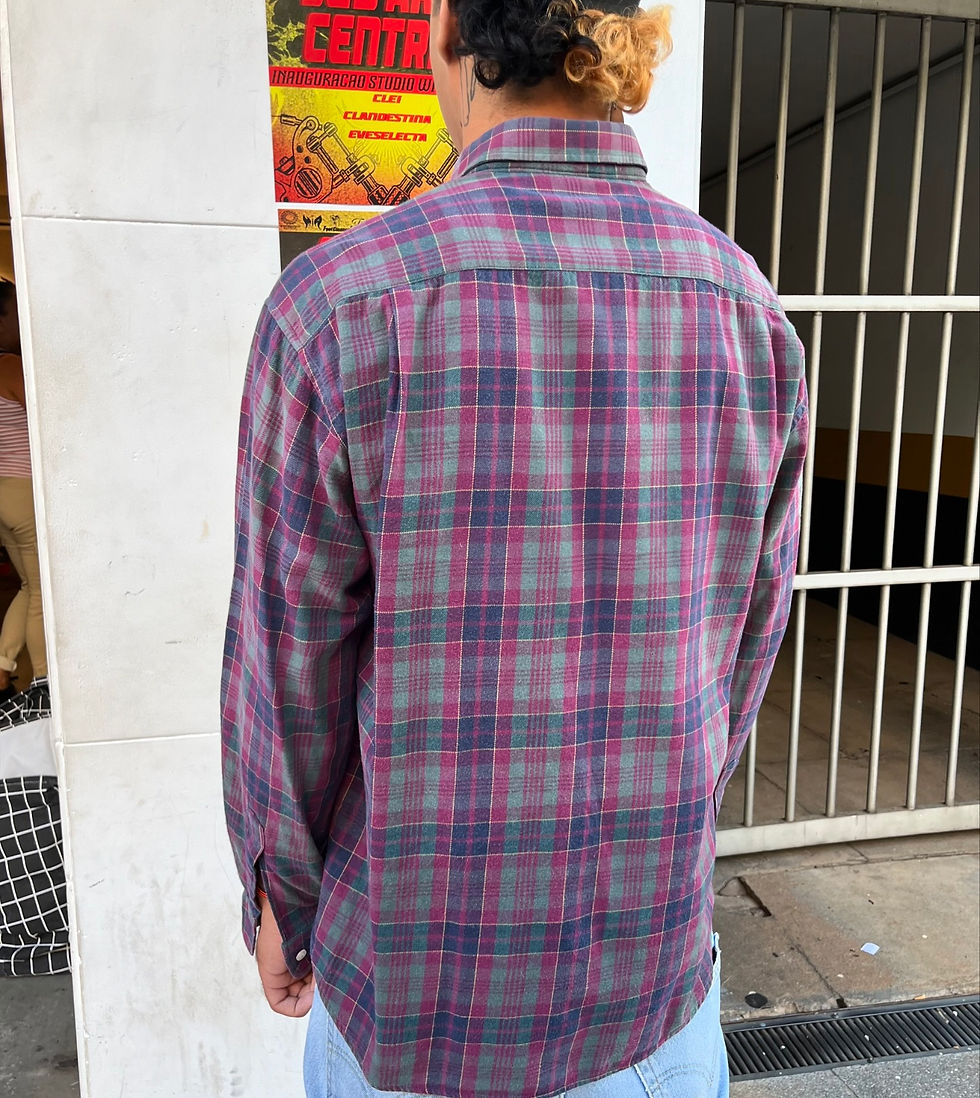 Miniatura: Camisa Xadrez Vintage