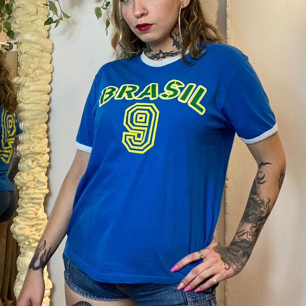 Miniatura: Camiseta Brasil Azul Anos 2000