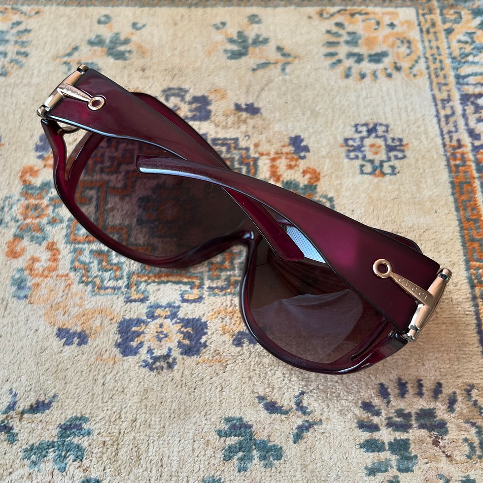 Miniatura: Oculos GUCC1 Fuchsia Horsebit Logo