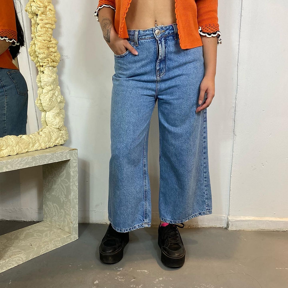 Miniatura: Pantacourt Jeans