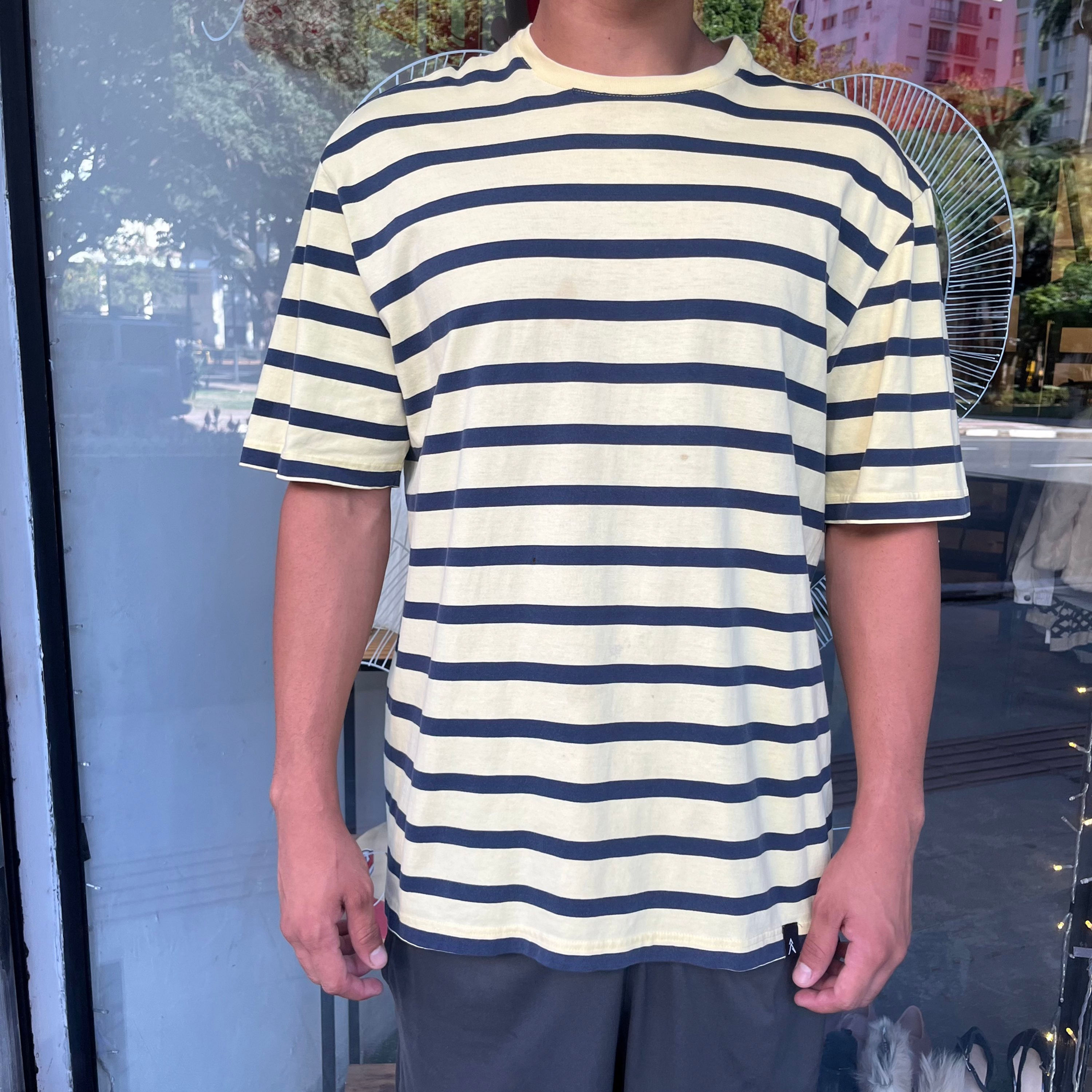 Camiseta Listras Amarela