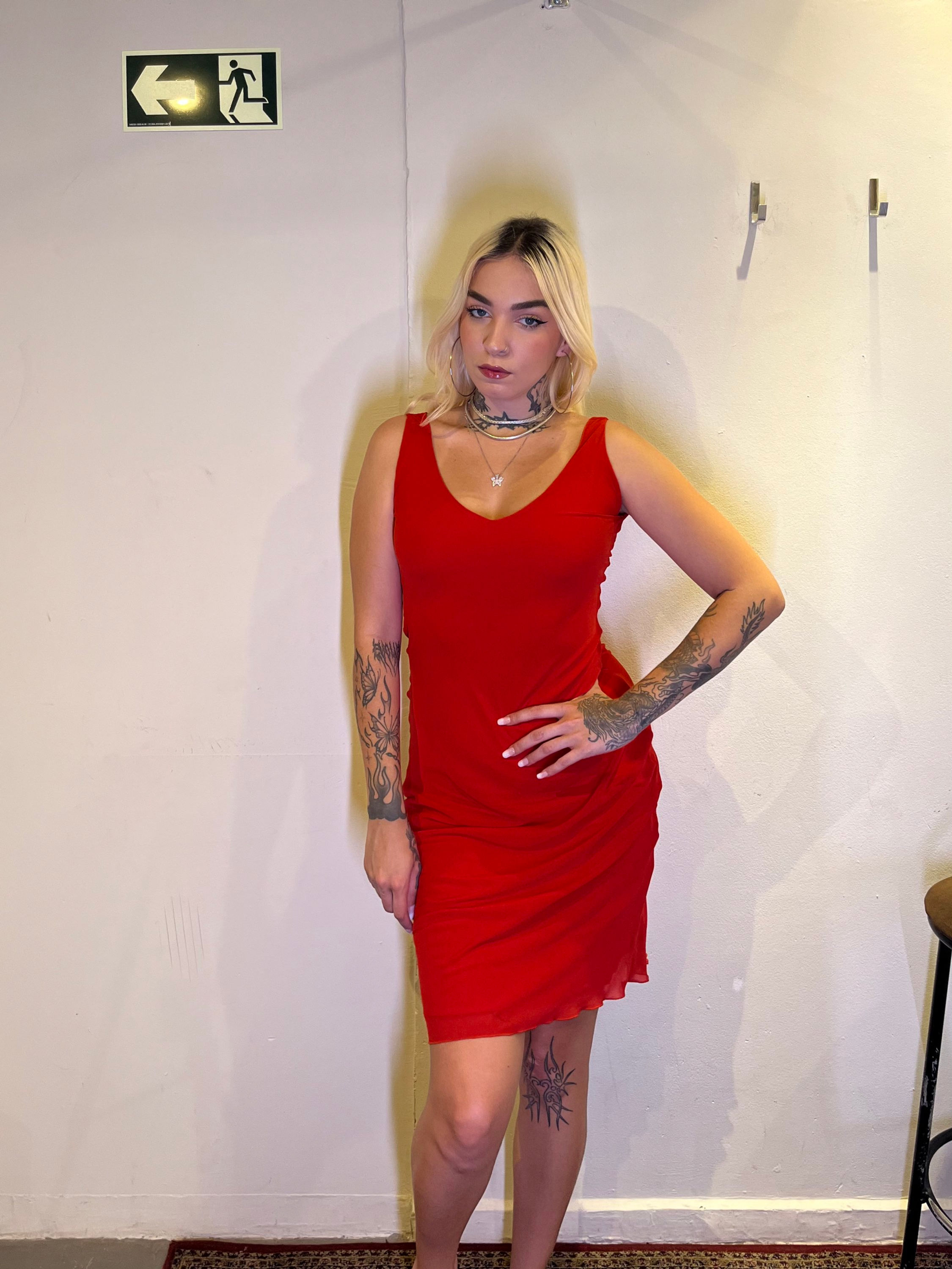 Vestido Midi Y2K Vanguard