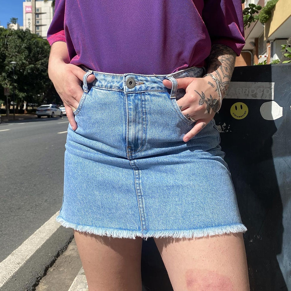 Miniatura: Saia Jeans Youcom
