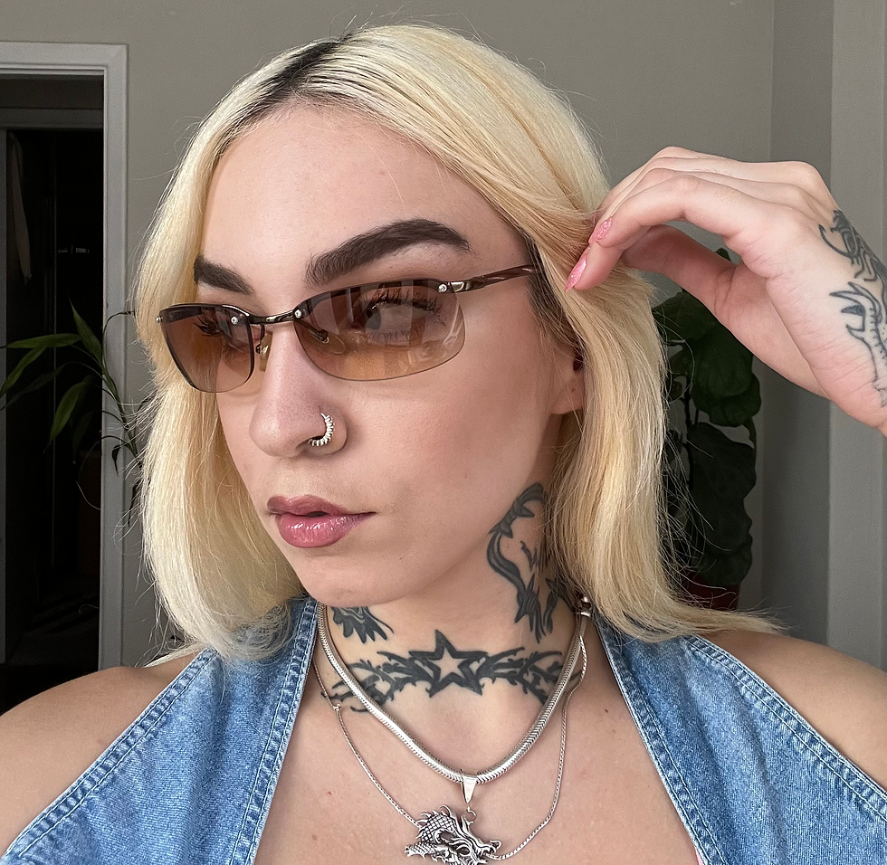 Miniatura: Oculos GL Y2K Brown
