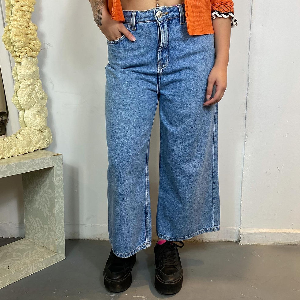 Miniatura: Pantacourt Jeans