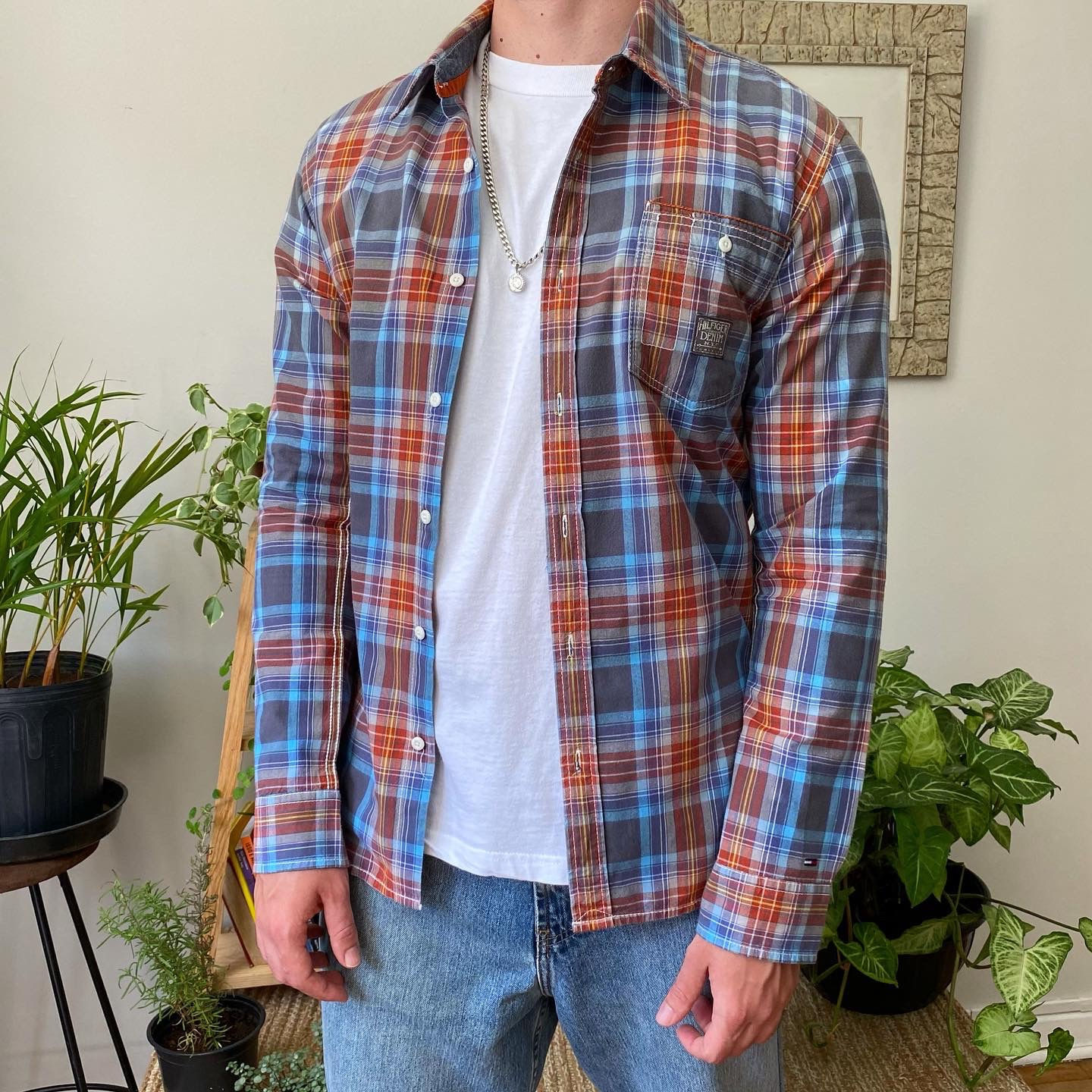 Camisa Xadrez Tommy Hilflger