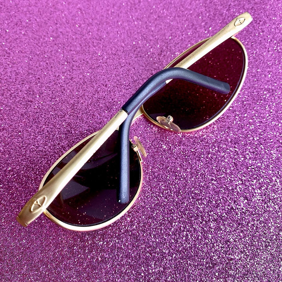 Miniatura: Oculos Round Gold