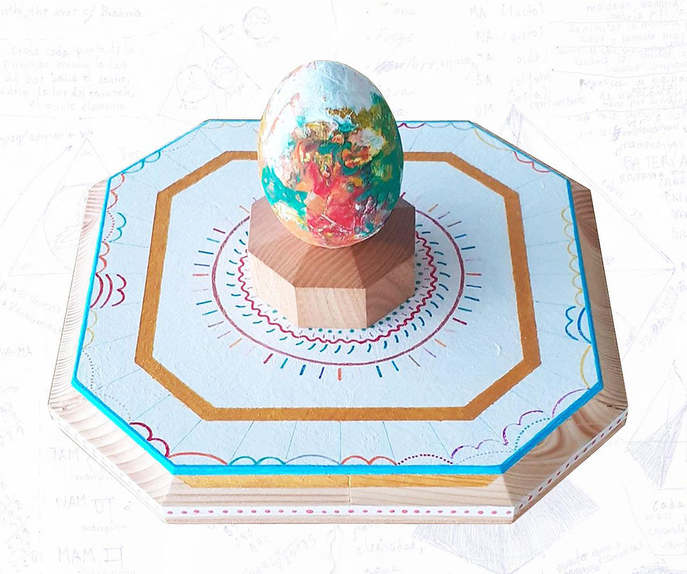 Eine Energieheilplatte