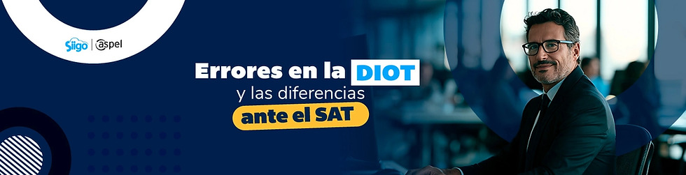 Errores en la DIOT que generan diferencias con el SAT