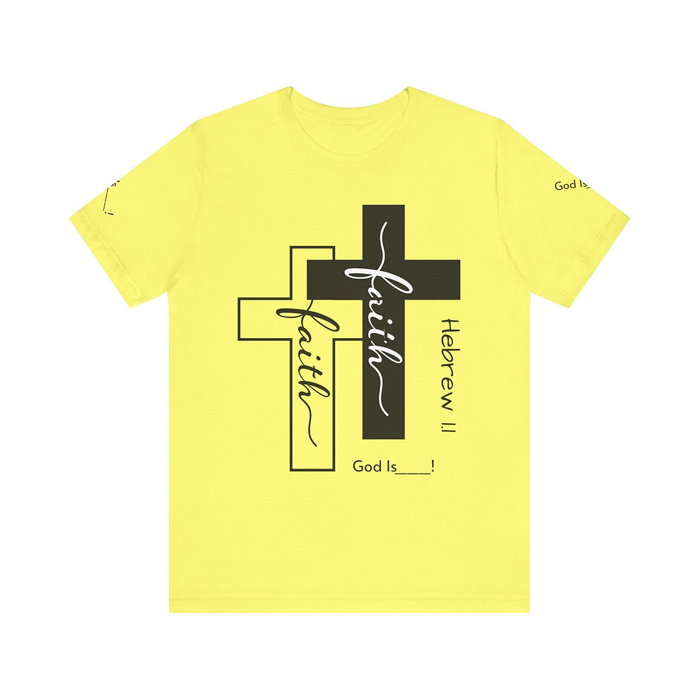 Thumbnail: God Is_______! Unisex Tee - Food Pantry - T Shirt - Supporters, Casual