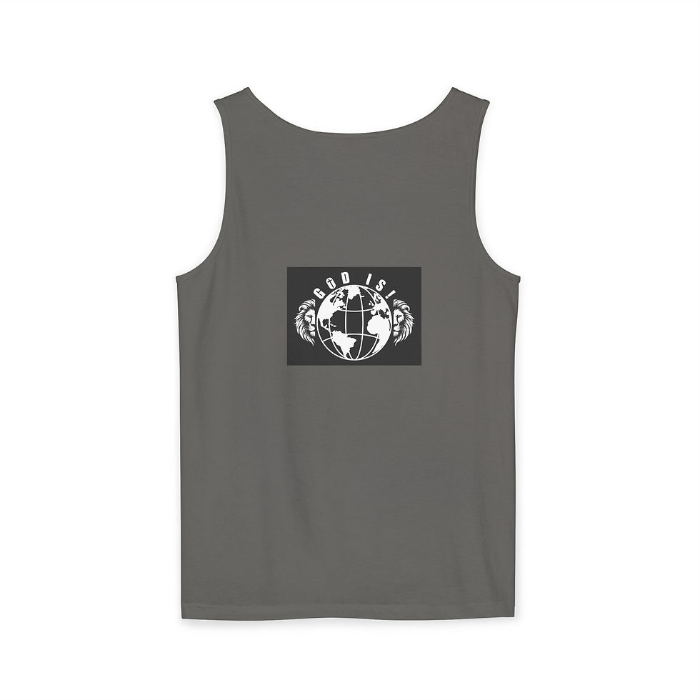 Thumbnail: God Is Unisex Tank Top, Faith Inspirational Workout Shirt, Christian Apparel,