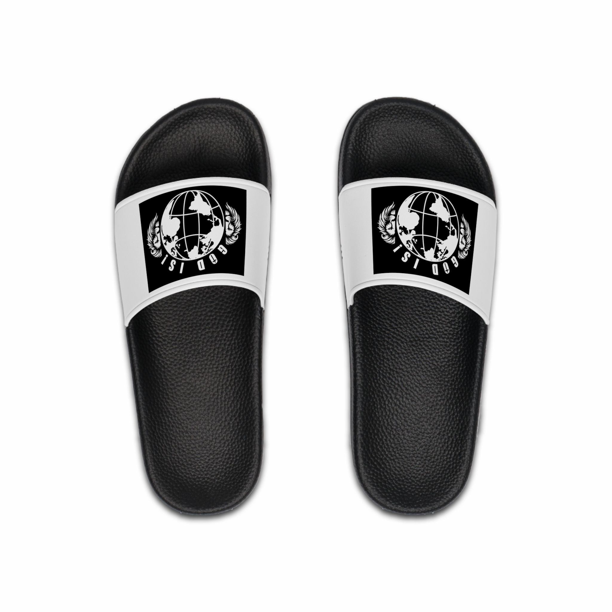 God is_______! Stylish Men's Slide Sandals - Comfortable Footwear