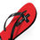 Thumbnail: God is _______!  Faith-Inspired Flip Flops, Summer Sandals, Footwear Red