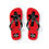 Thumbnail: God is _______!  Faith-Inspired Flip Flops, Summer Sandals, Footwear Red