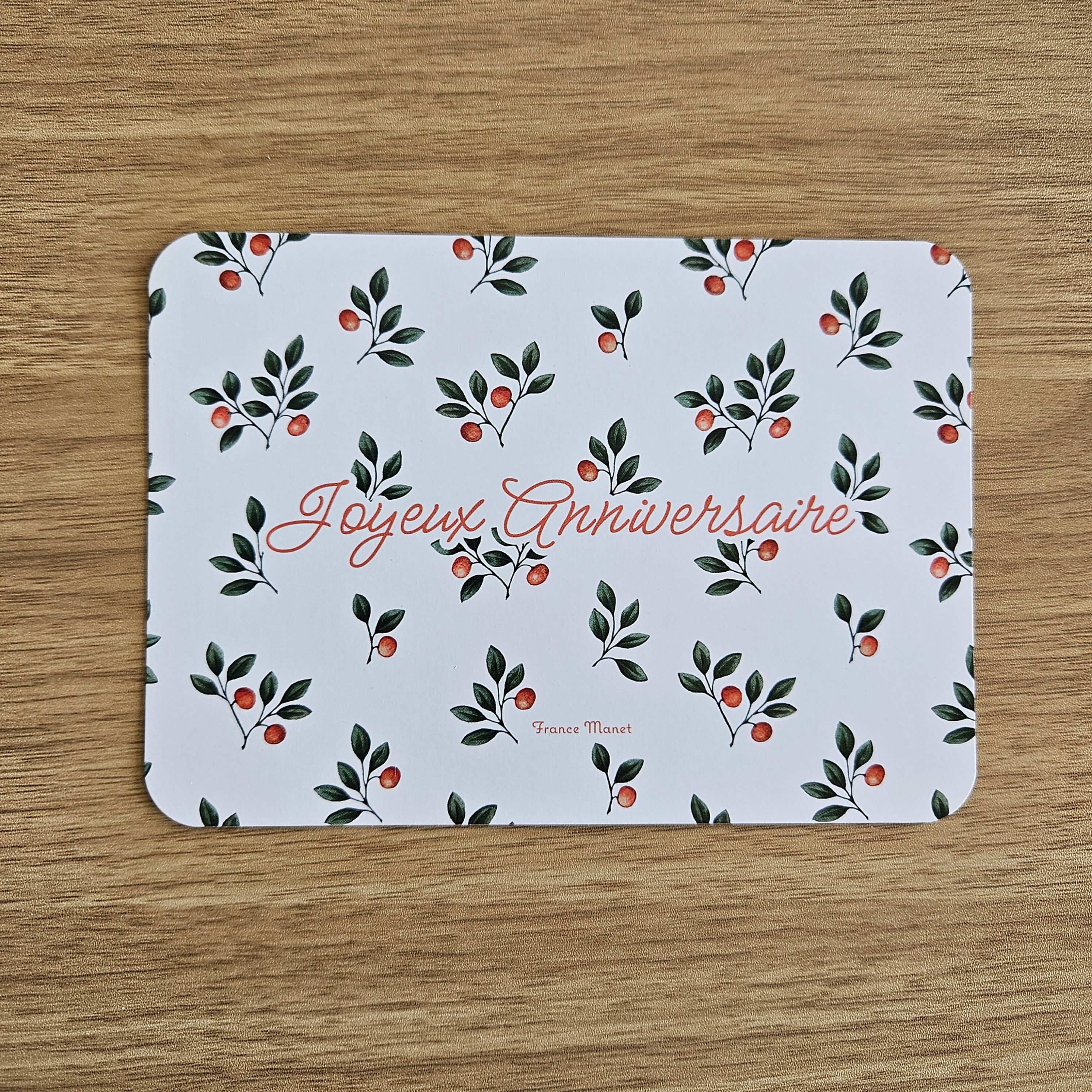 Carte "Joyeux Anniversaire"