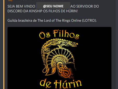 Procedimentos Passo a Passo para Ingressar na Comunidade e na Kinship Filhos de Húrin