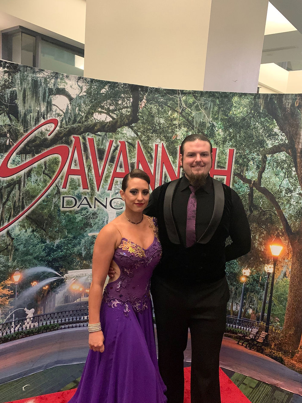 Partner dancing pictures: couple at Savannah Dance