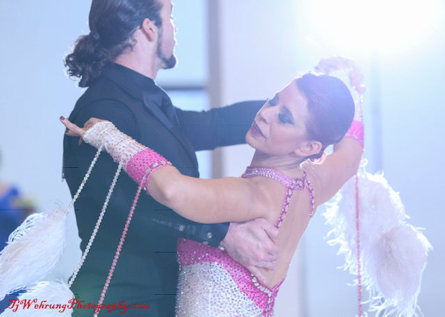 partners preparing to dance standard