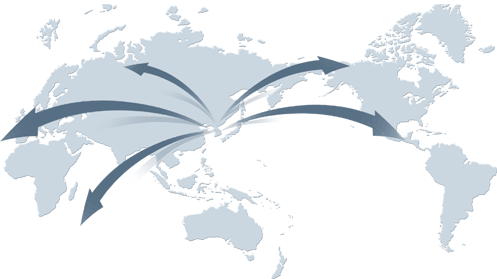 korea export map.gif