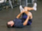 Glute stretch for piriformis syndrome relief. Chiropractic treatment for piriformis relief and rehabilitation in Georgetown, Ontario.