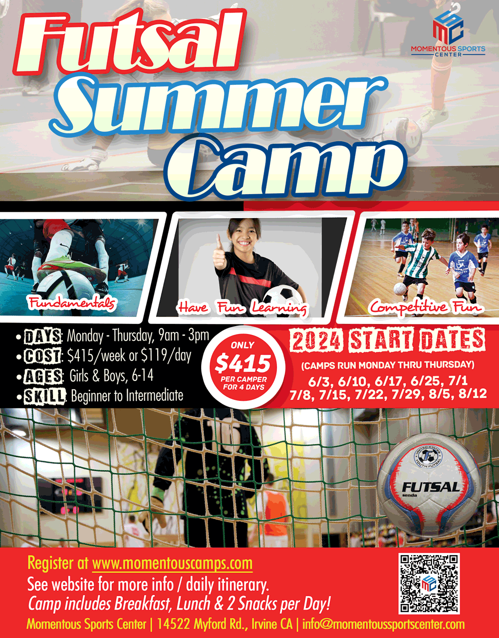 Futsal Summer Camp