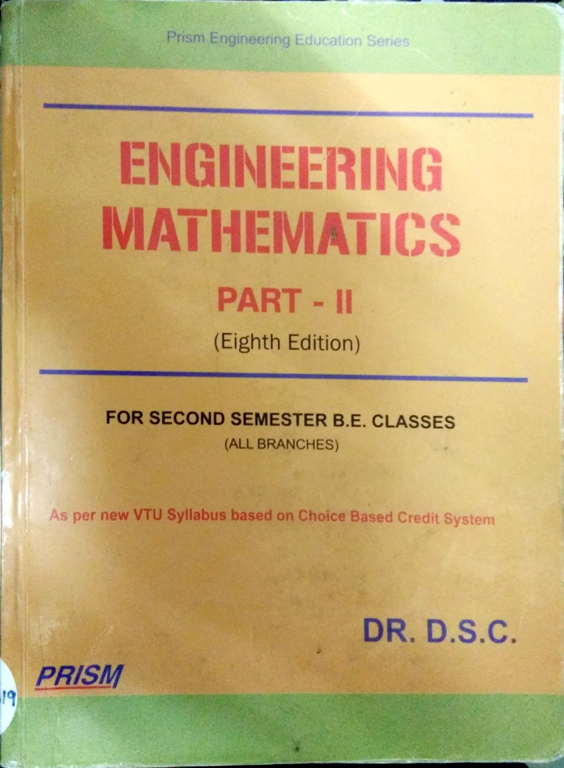 MATHEMATICS 2	Dr KSC