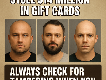 THE $14 MILLION HUSTLE: HOW THREE TEXAS MEN CLONED GIFT CARDS UNTIL THE LAW CAUGHT UP