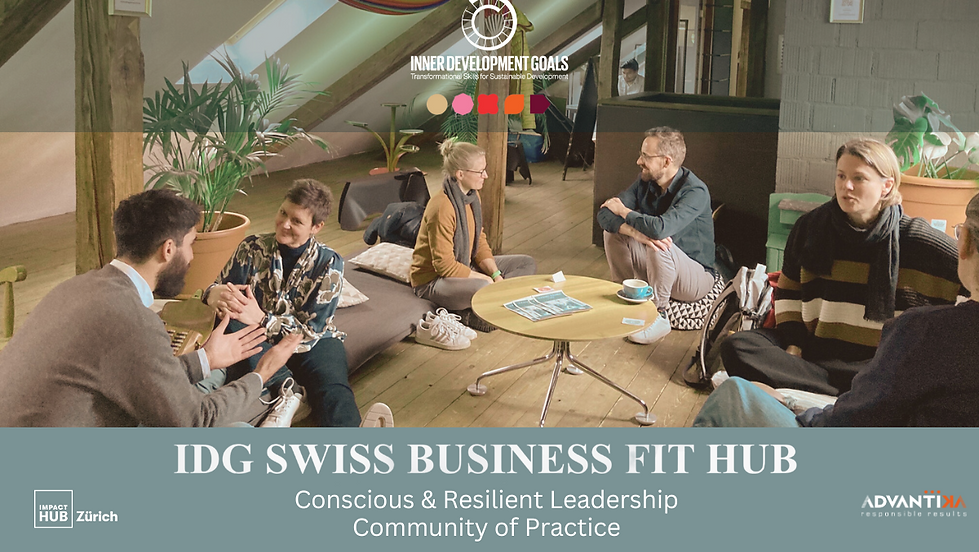 Bewusster und belastbarer Führungsaufbau – IDG Swiss Business Fit Hub – Wöchentliche Praxis