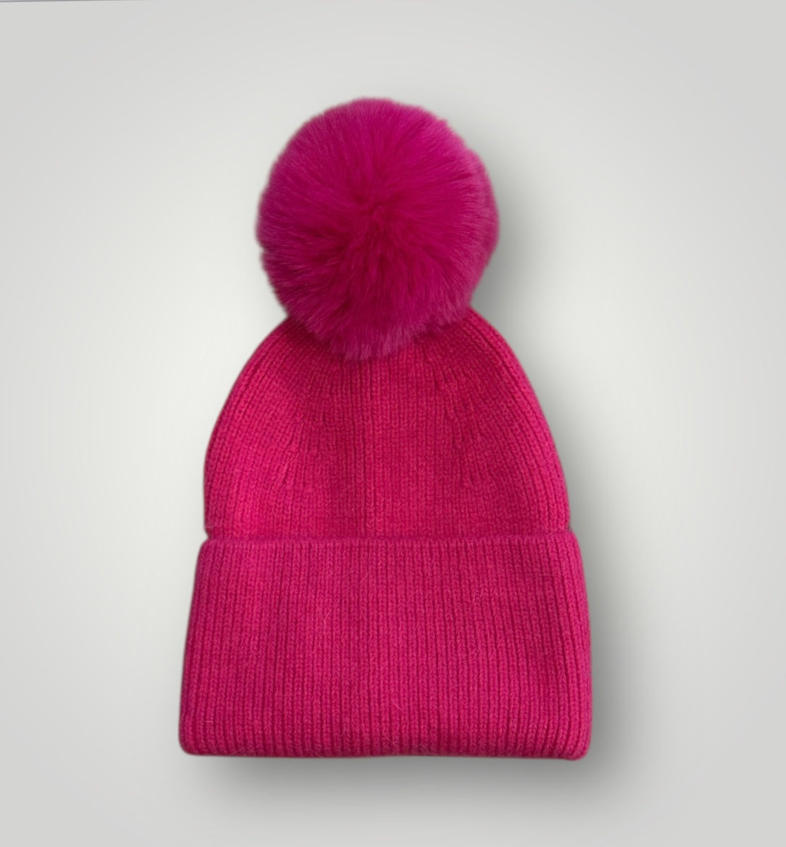 WYNTER POM POM HAT IN PINK