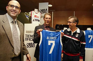 RICARDO CON MONCHO LOPEZ OBRADOIRO