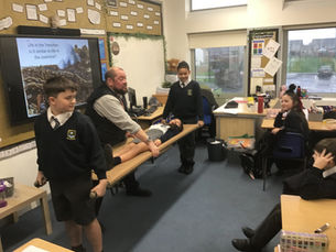 Learning about World War I with 'That History Bloke'.