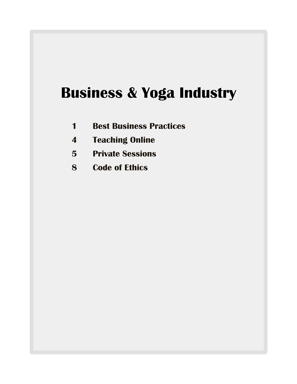 Thumbnail: Yoga Teacher Training Manual