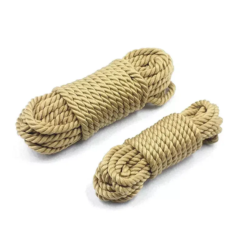 BDSM Sex Toys Cotton Rope Bondage Handcuff Foot Ankle Chain Cord Guiding Adult