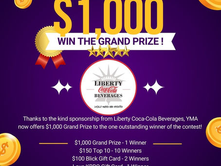 New $1,000 Grand Prize Announced — Application Deadline Extended