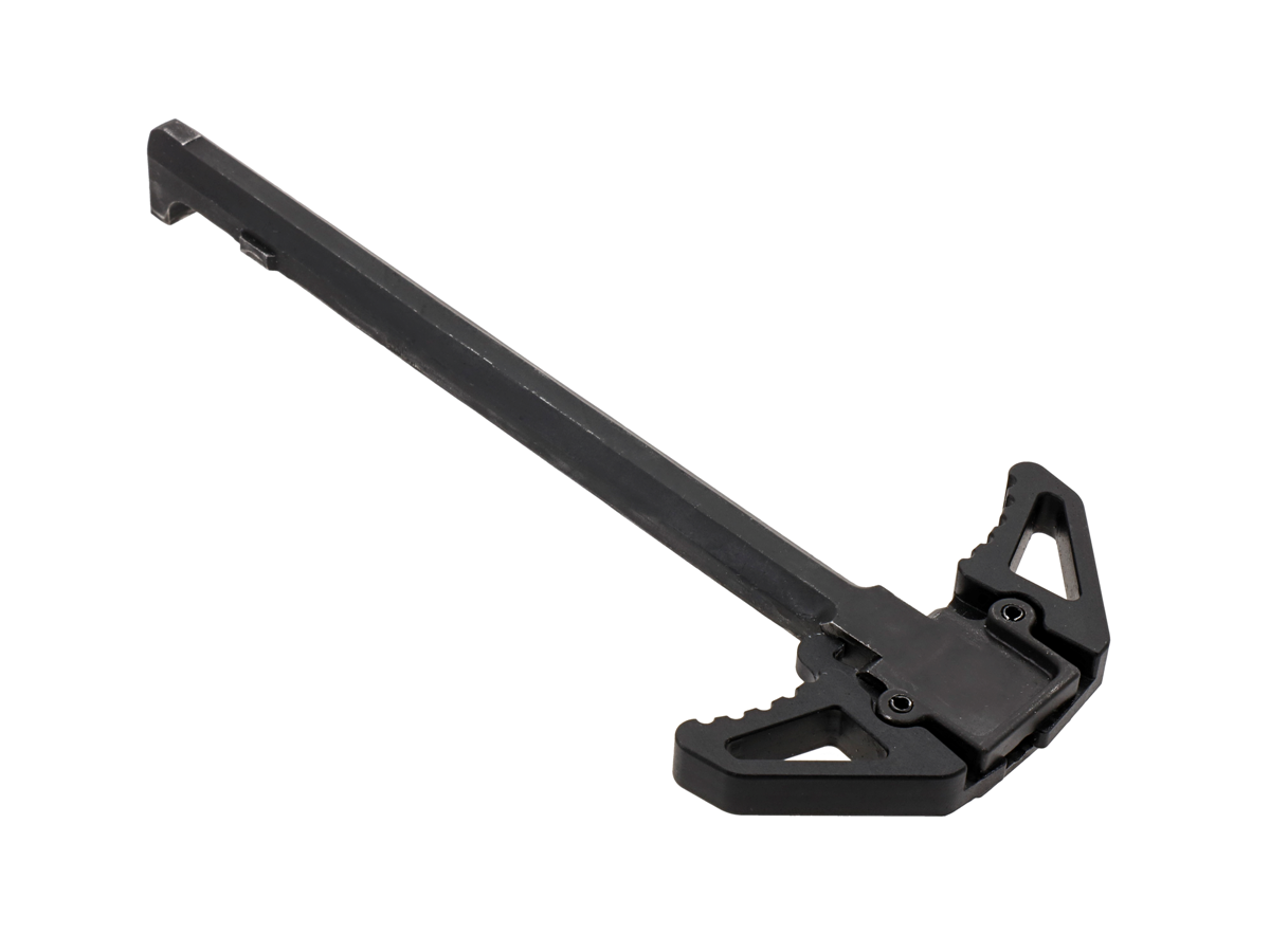 Charging Handle, steel, ambidextrous, black latches (AR-15)