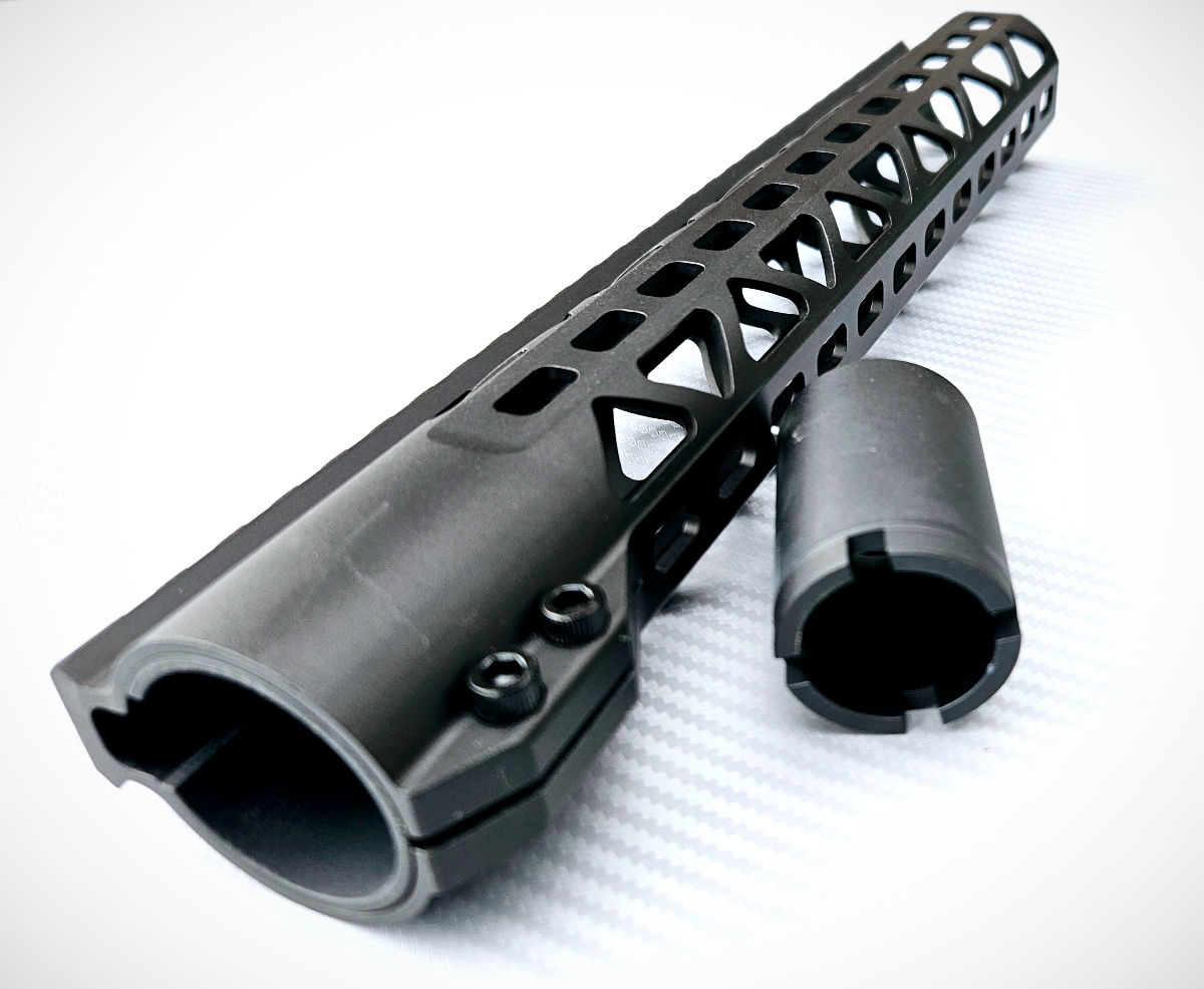 NordLok handguard, free float, 11,5" barrel nut AR-10 / DPMS)