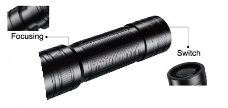 Thumbnail: LED Flashlight – Two Light Modes + SOS Function