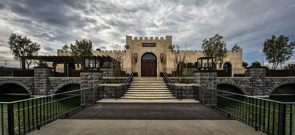 I found Tooth & Nail Winery fascinating because they were the only winery that actually looked like a medieval castle, moat and all. Although it was rumored they closed their Tasting Room, online ordering is still available. https://www.toothandnailwine.com/pages/house-of-wine
