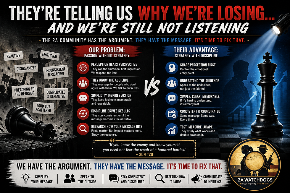 They’re Telling Us Why We’re Losing... And We’re Still Not Listening
