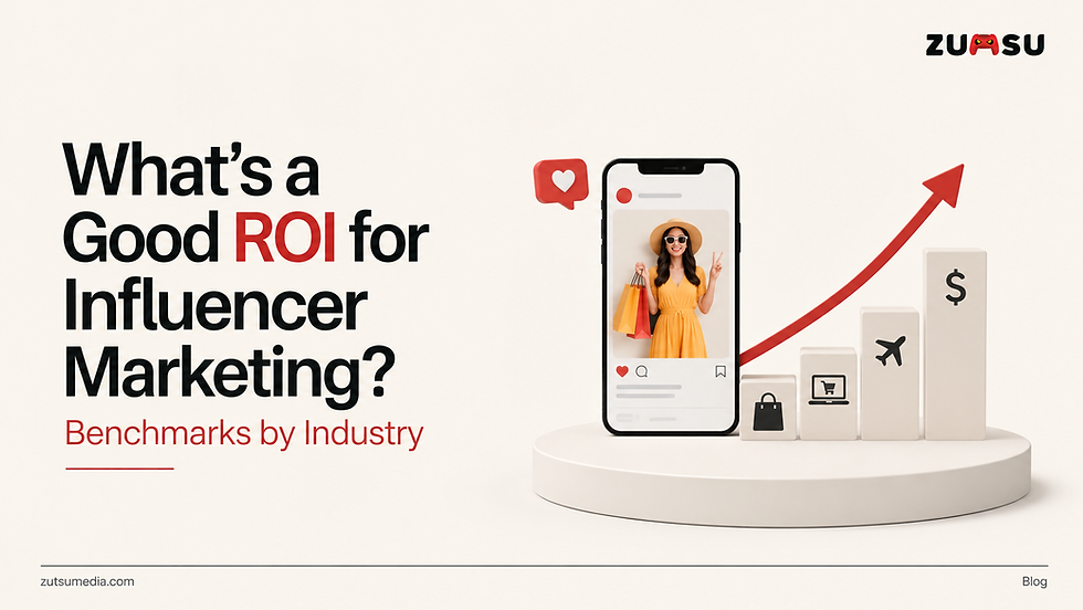 What's a Good ROI for Influencer Marketing? Benchmarks by Industry