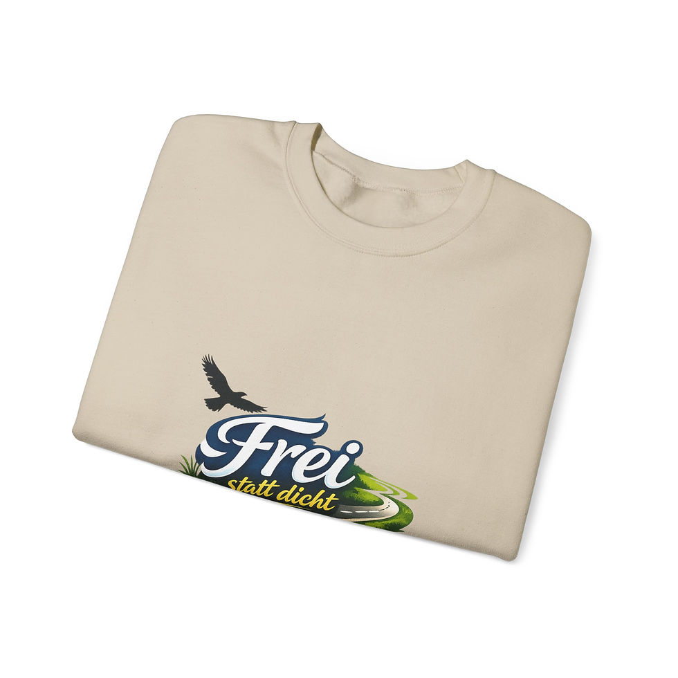 Miniaturbild: Frei statt Dicht Sweatshirt – Anti Alkohol Statement Kleidung 