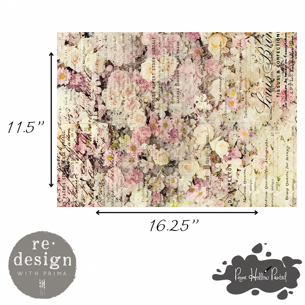 Thumbnail: FLORAL AND DREAM • Rice Paper • Redesign With Prima Decoupage Paper