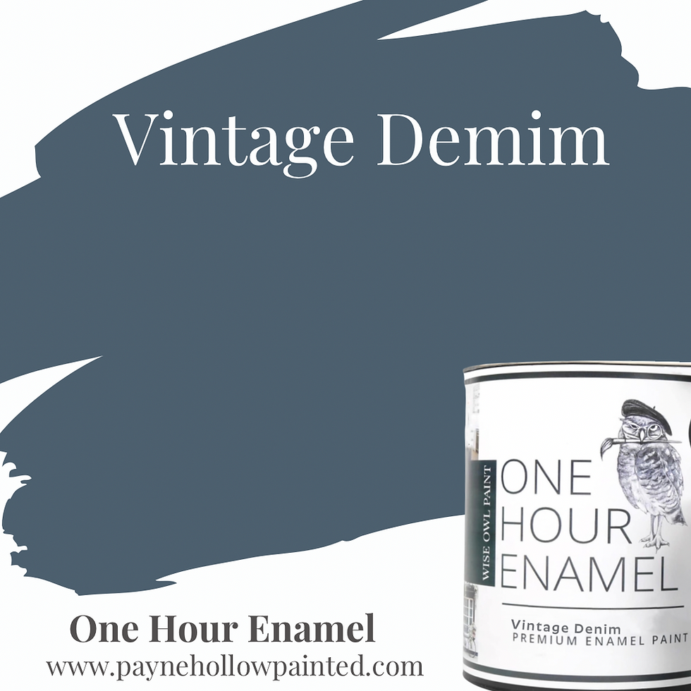 Thumbnail: VINTAGE DENIM • Wise Owl One Hour Enamel