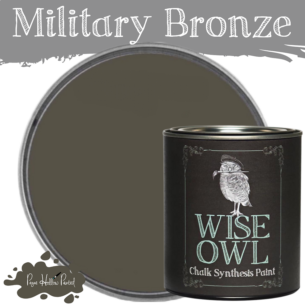 MILITARY BRONZE • Wise Owl Chalk Synthesis Paint