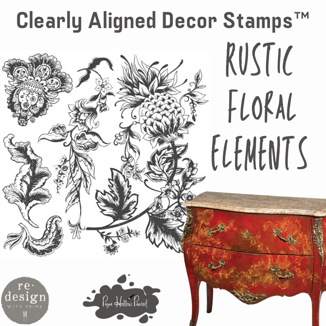 RUSTIC FLORAL • Redesign Decor Stamps