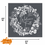 Thumbnail: WELCOME FALL WREATH 12” x 12” A Maker’s Studio Reusable Mesh Stencil