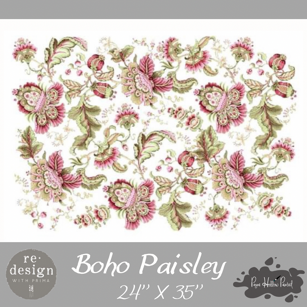 Thumbnail: BOHO PAISLEY • Redesign With Prima Transfers