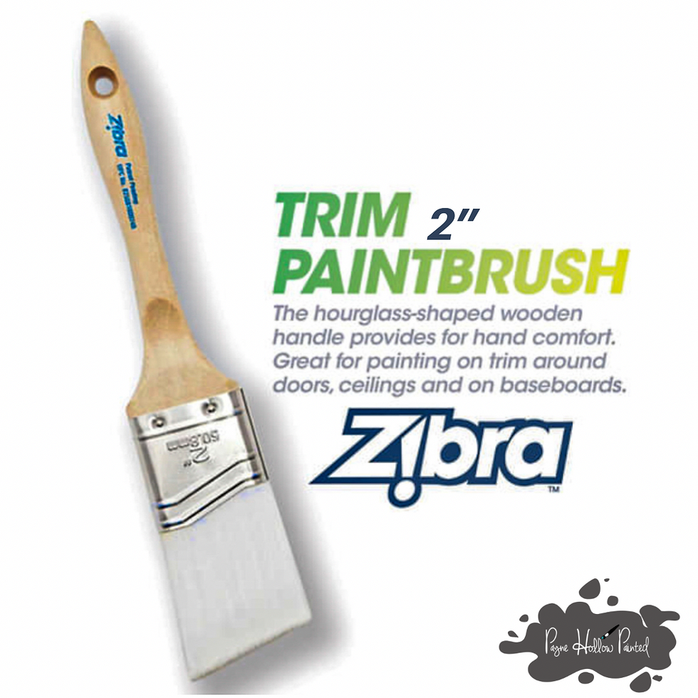 Thumbnail: ZIBRA TRIM  2”  LONG HANDLE PAINTBRUSH 