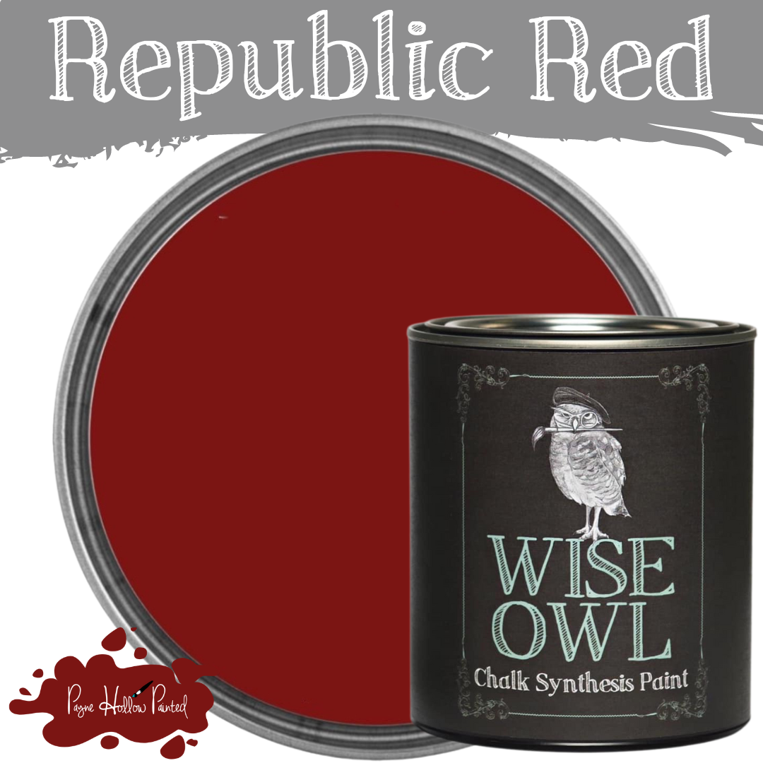 REPUBLIC RED • Wise Owl Chalk Synthesis Paint